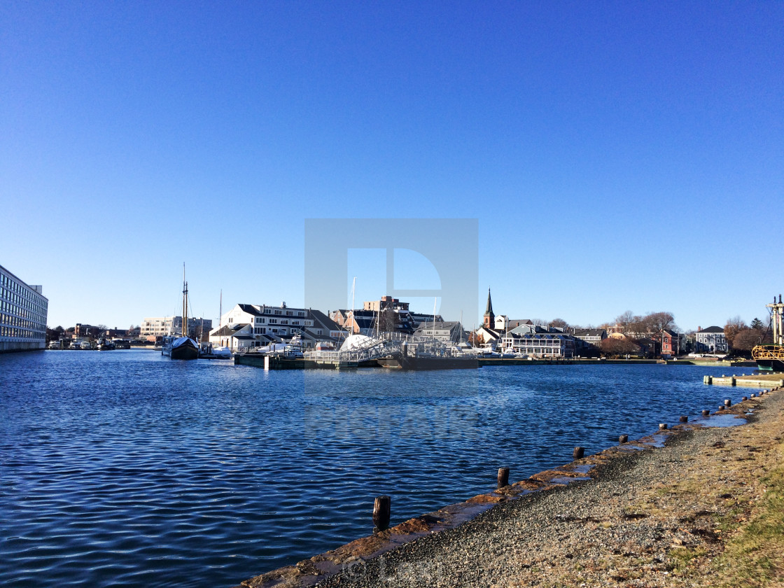 "Salem Harbor" stock image