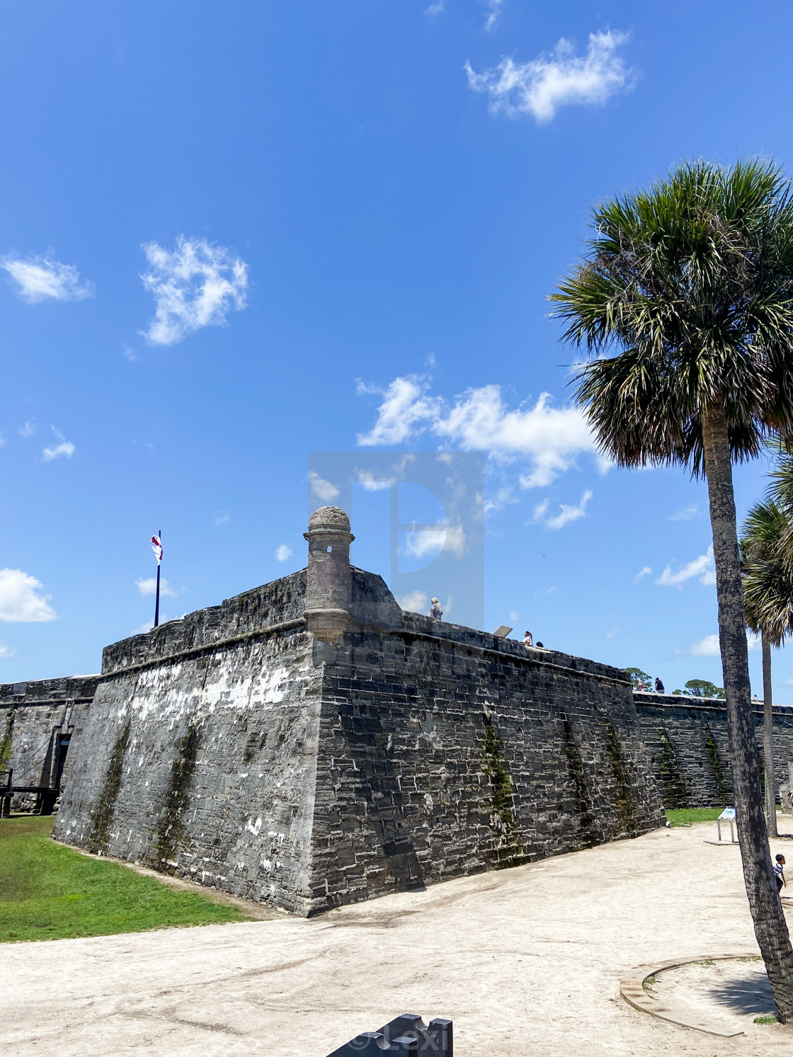 "Castillo de San Marcos" stock image