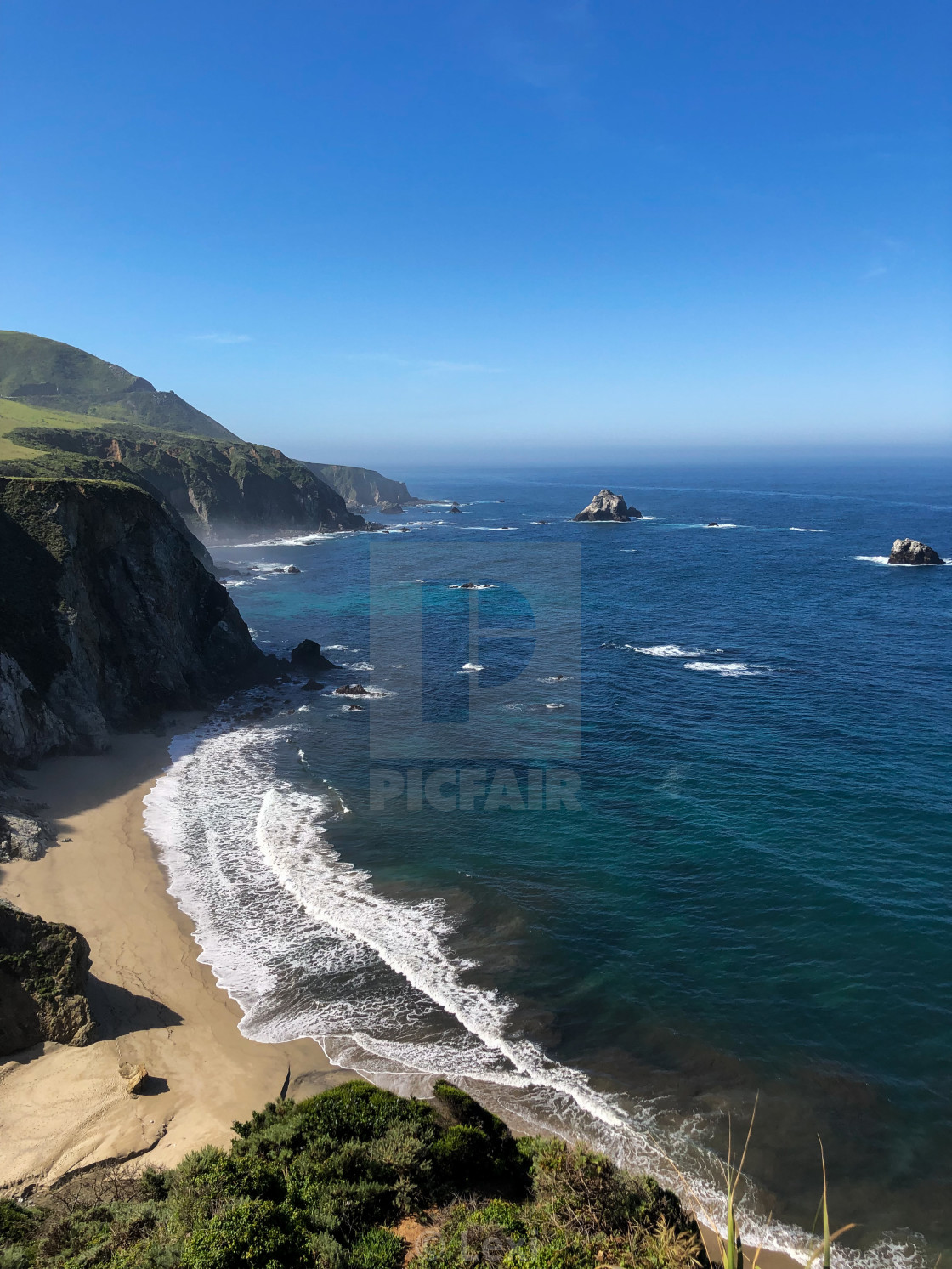 "California Coast" stock image