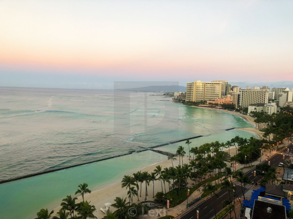 "Balcony Sunrise" stock image