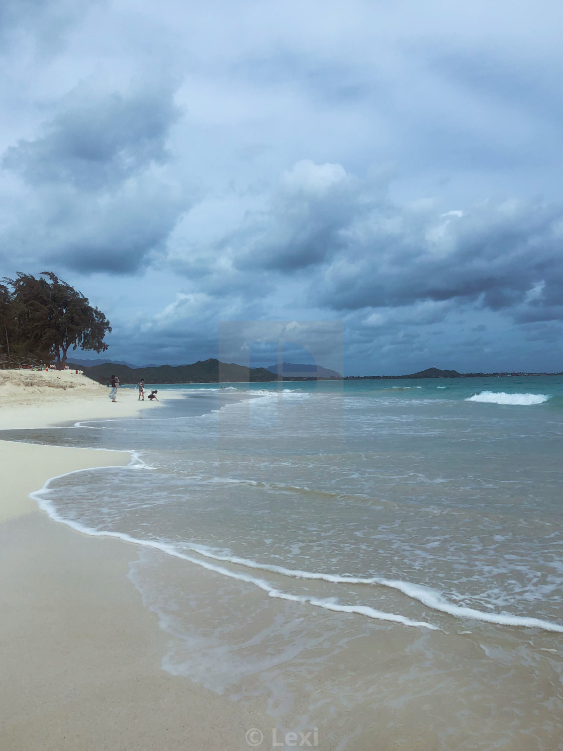 "Lanikai Beach" stock image