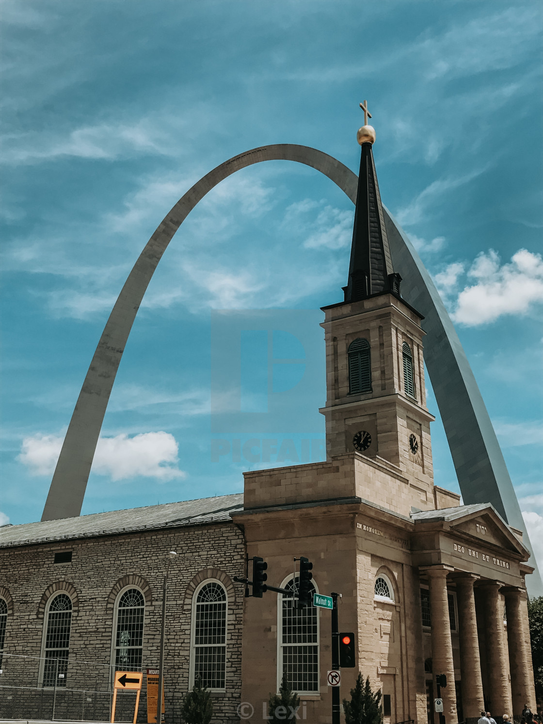 "Saint Louis Church" stock image