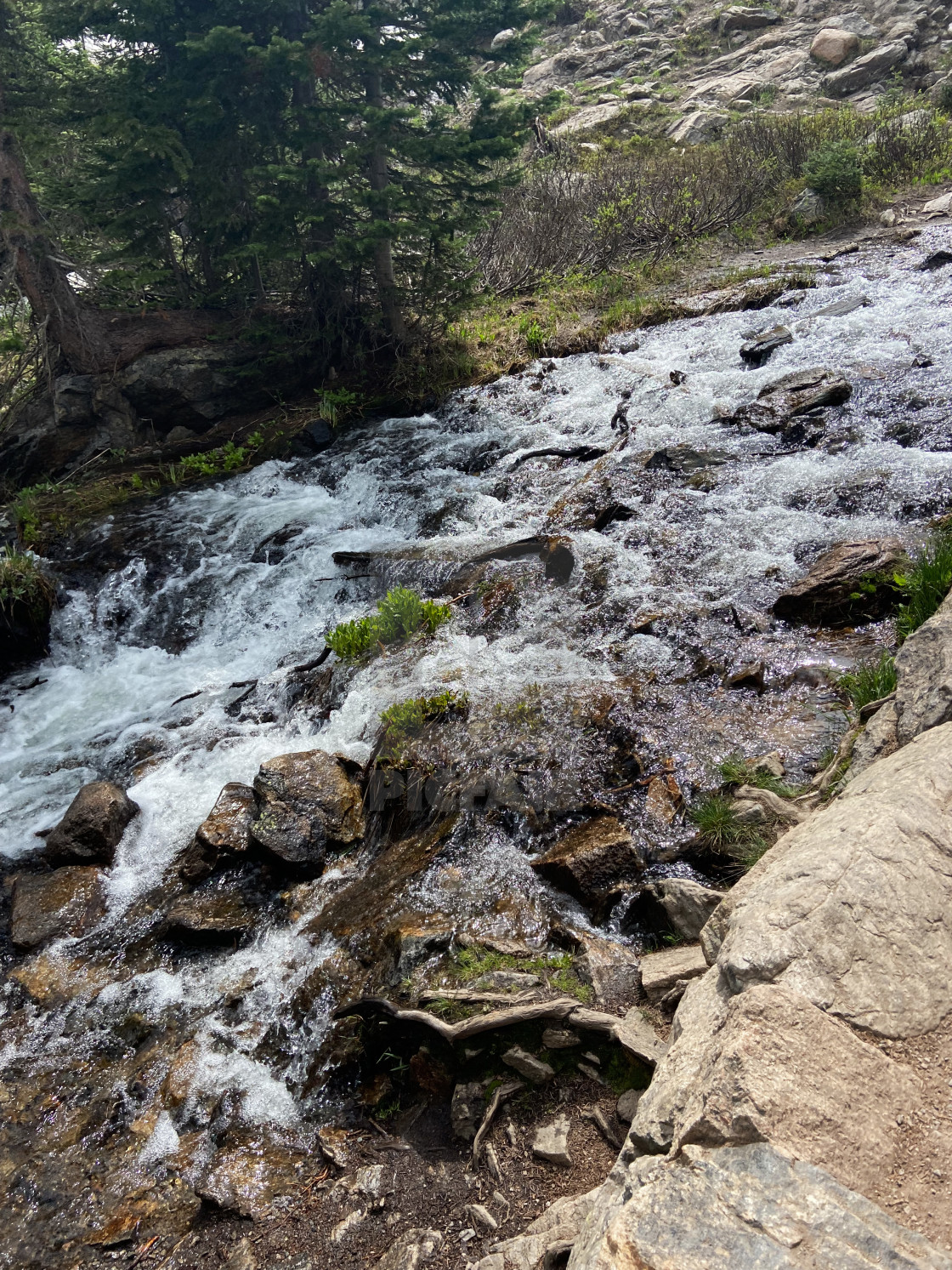 "Rushing Water" stock image