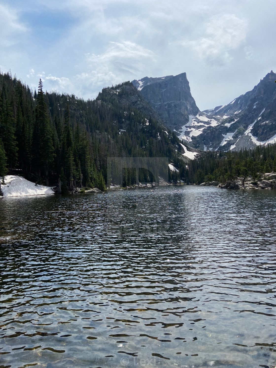 "Dream Lake 3" stock image