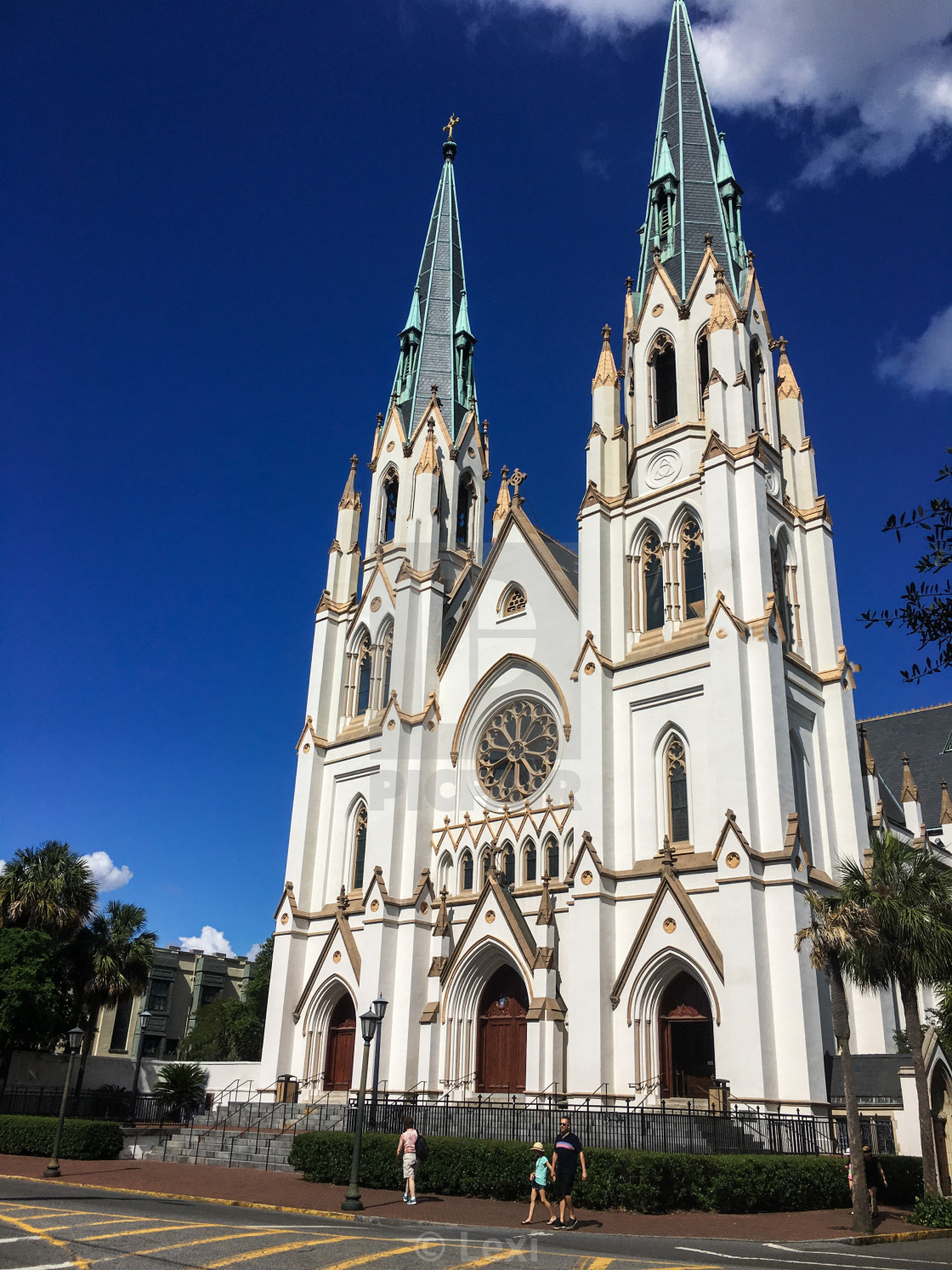 "Cathedral Steeples" stock image