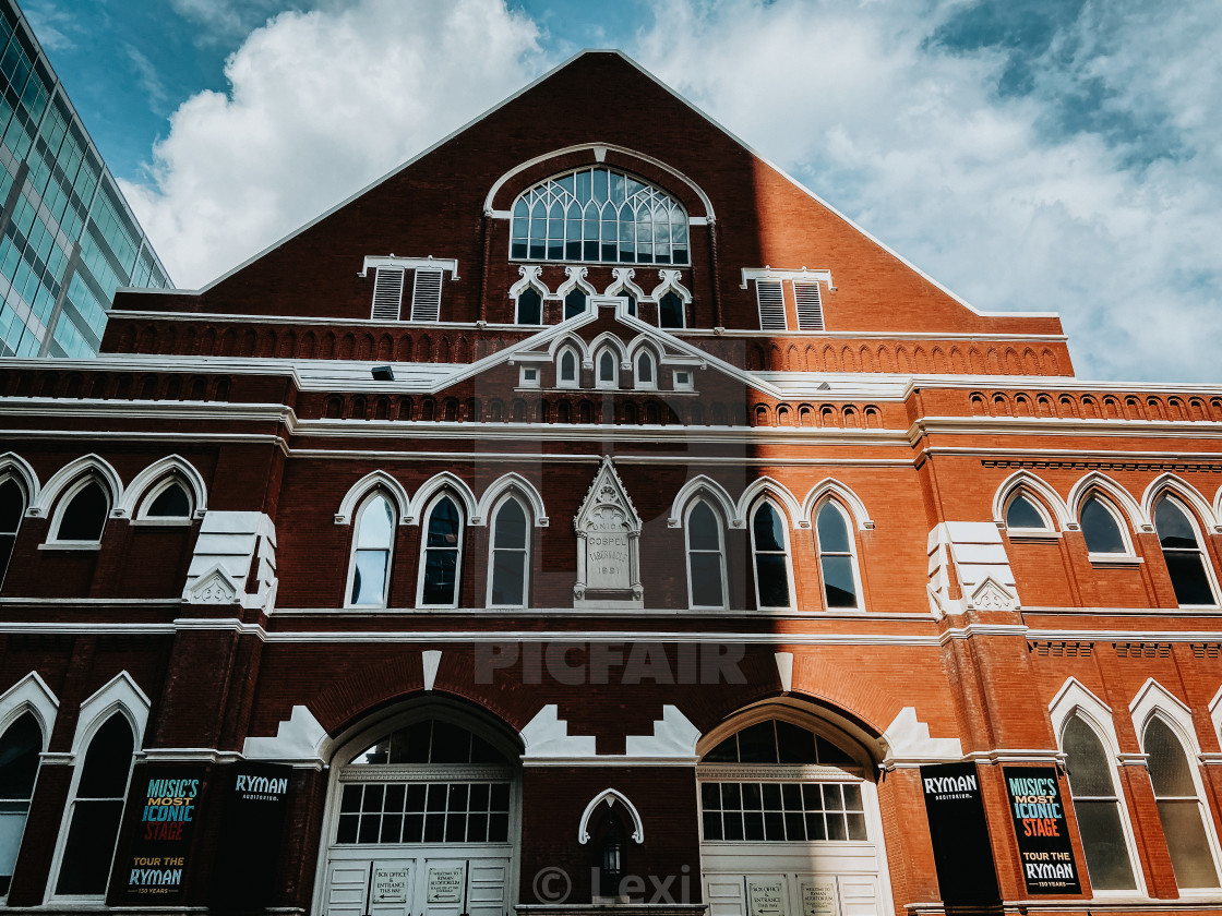 "Ryman Auditorium" stock image