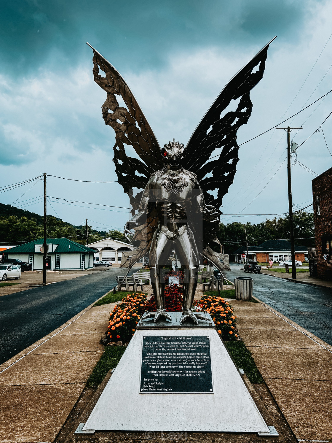 "Mothman" stock image