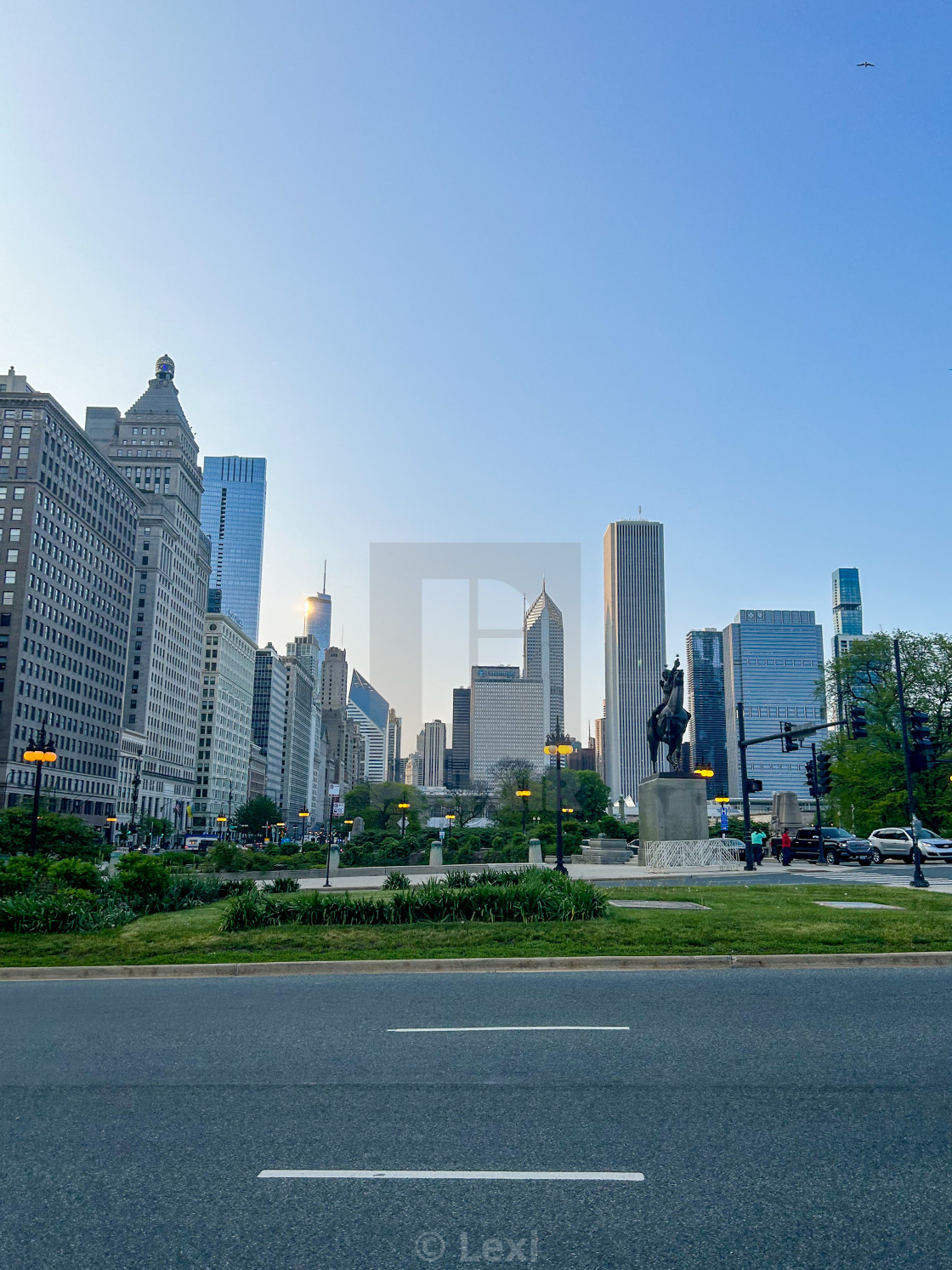 "Windy City" stock image