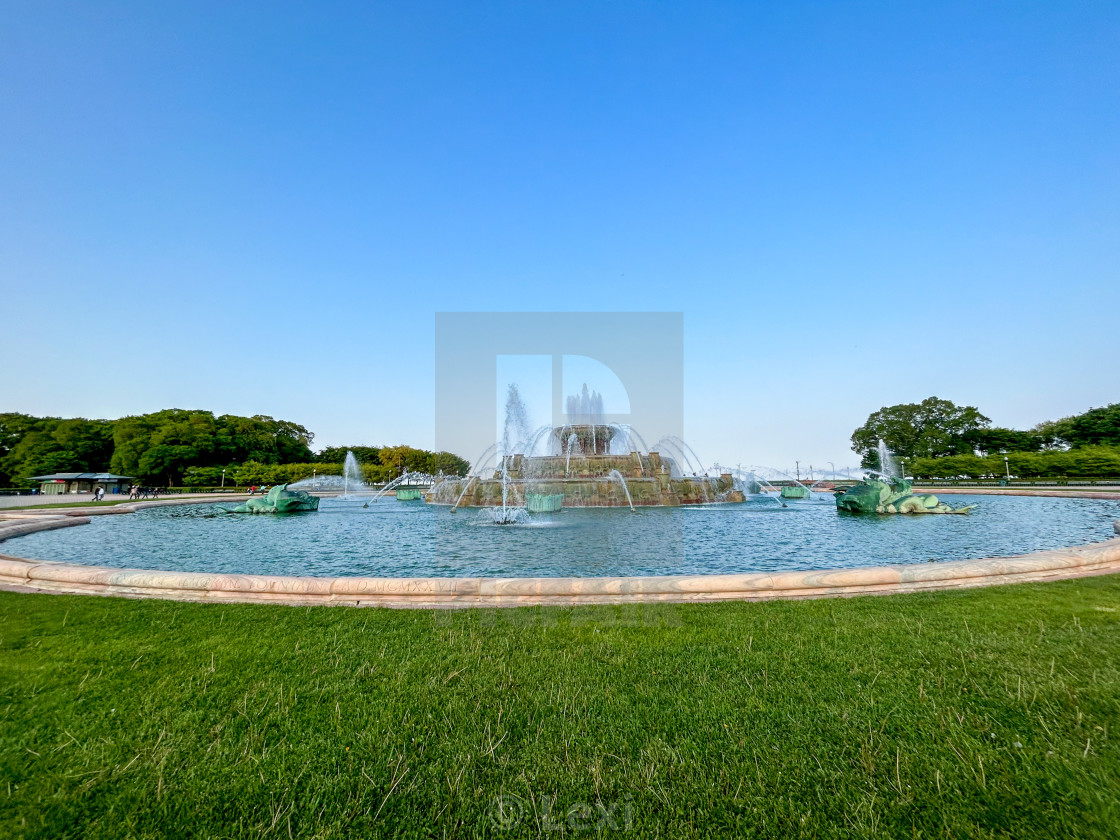 "Buckingham Fountain - Landscape" stock image