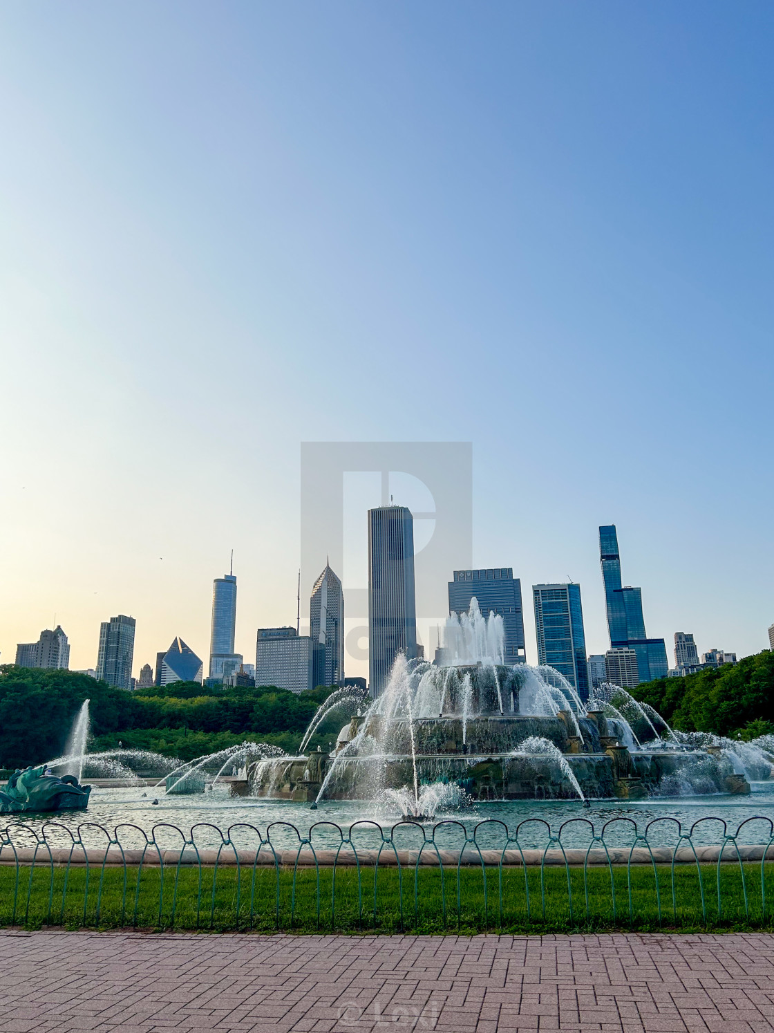 "Sunset at Buckingham" stock image