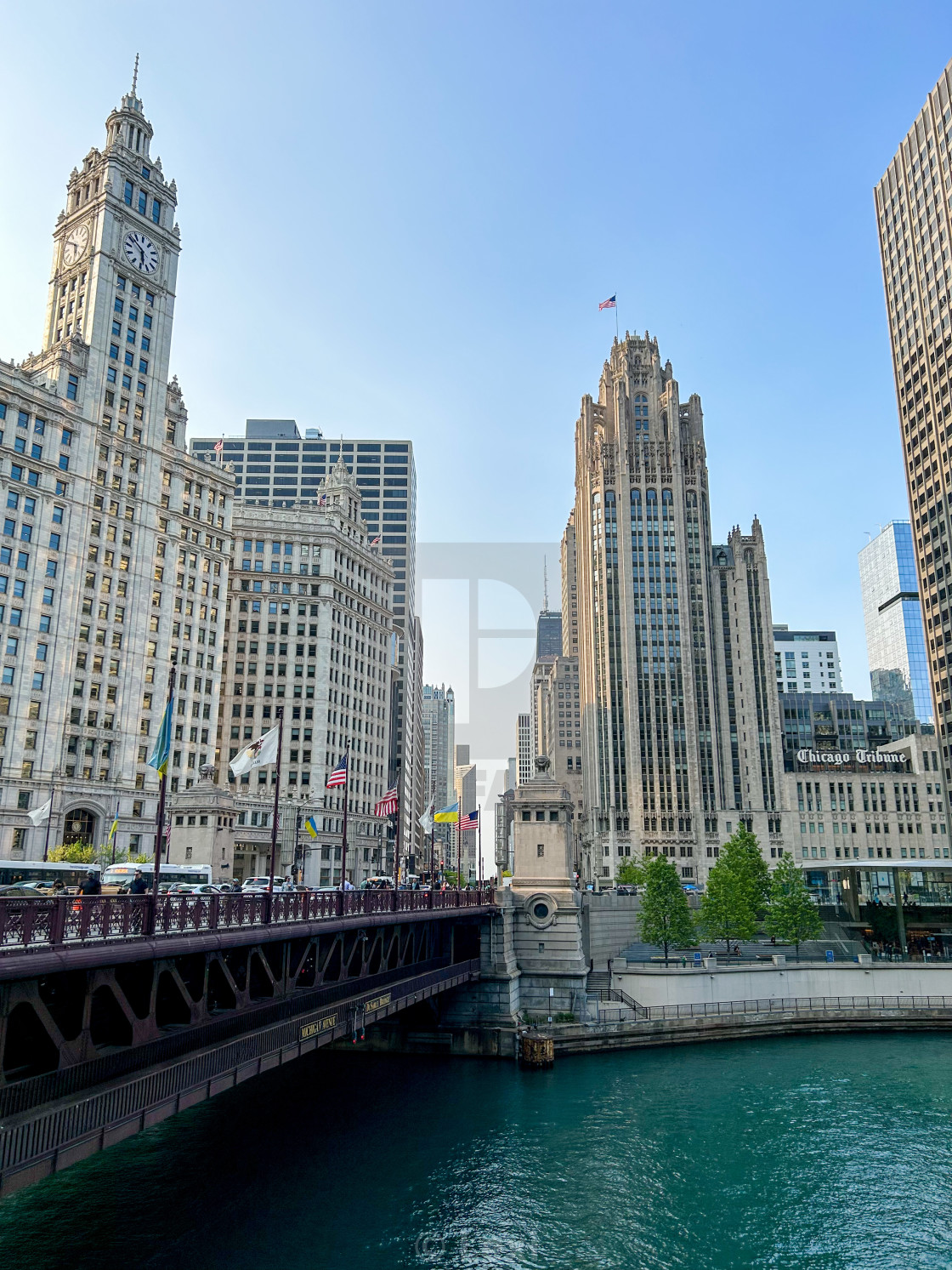 "Michigan Avenue" stock image