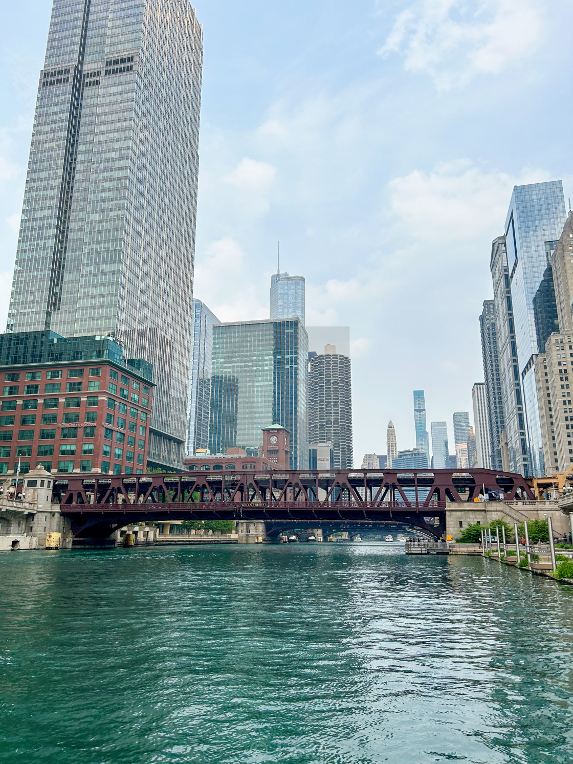 "Chicago River" stock image