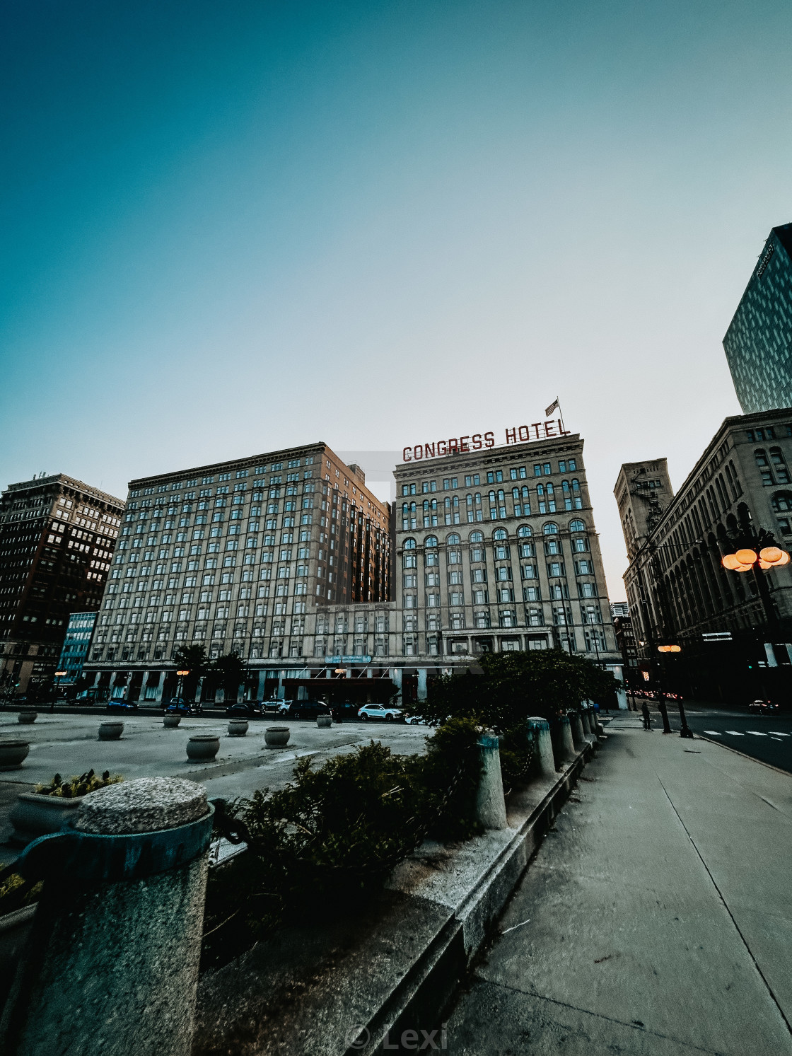 "Congress Plaza Hotel" stock image