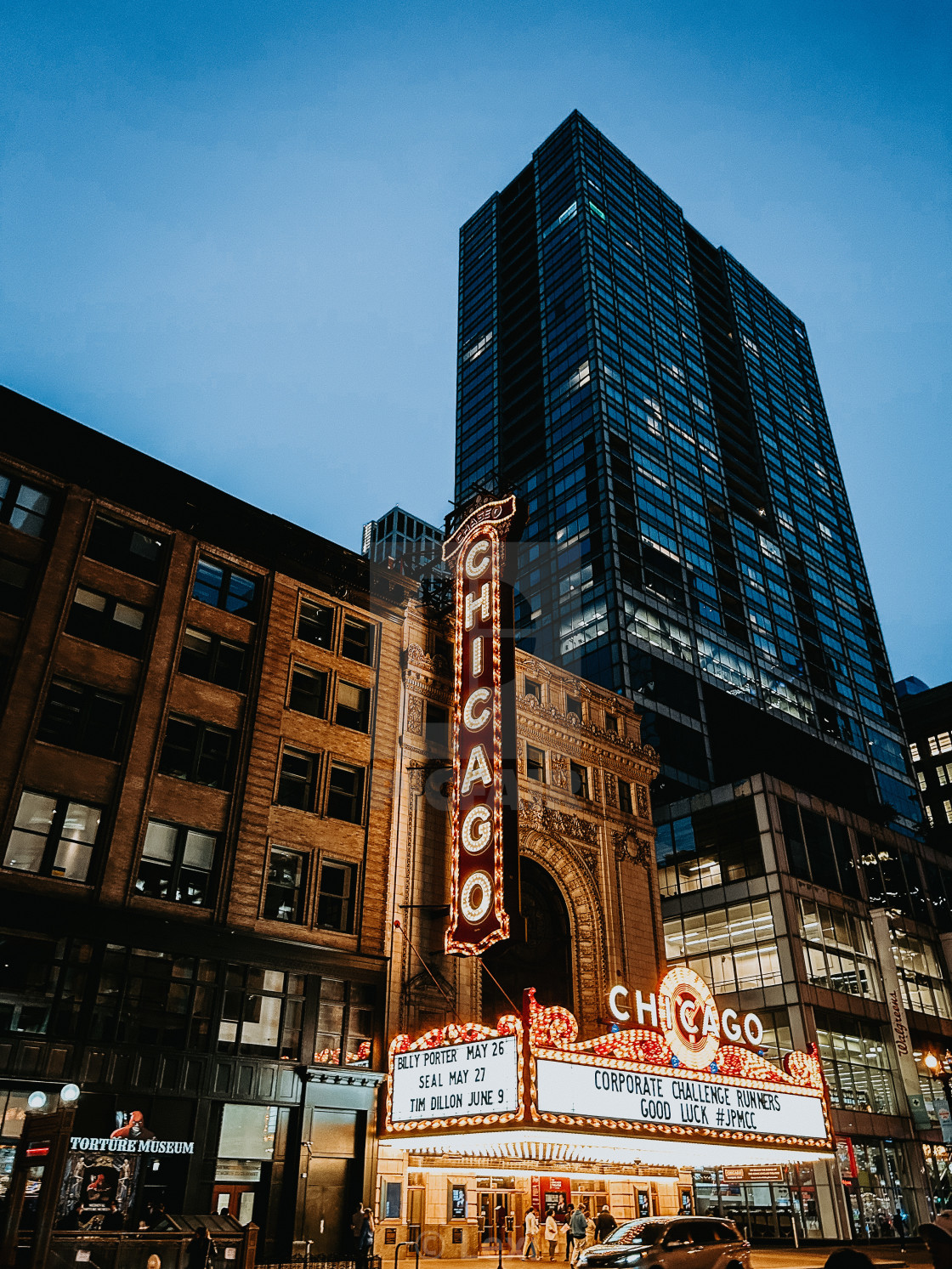 "Chicago Theatre" stock image