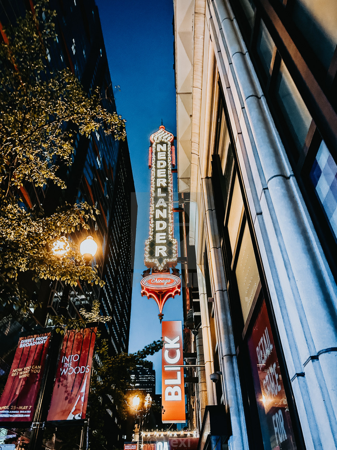 "Nederlander Lights" stock image