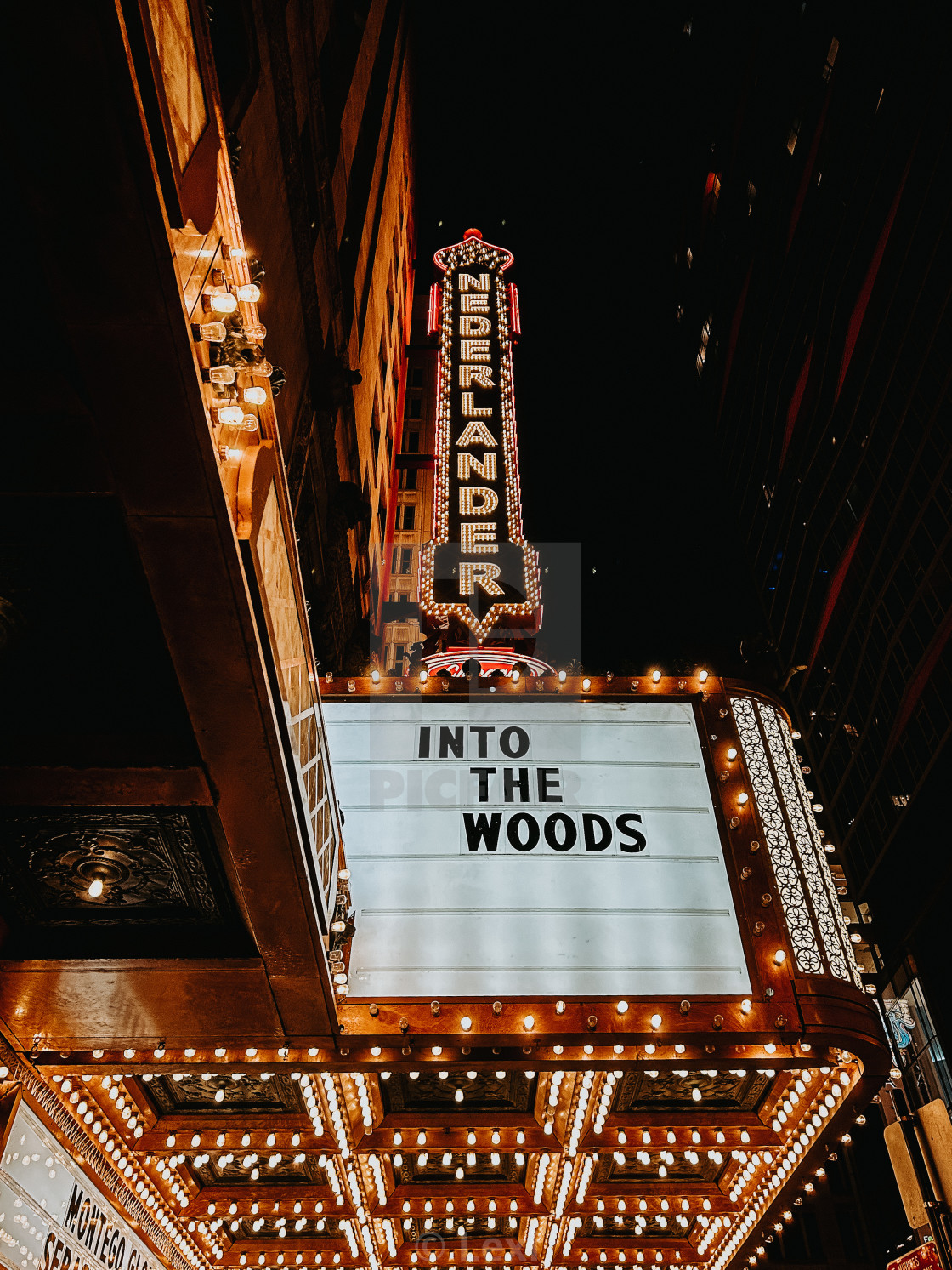 "Nederlander Marquee" stock image