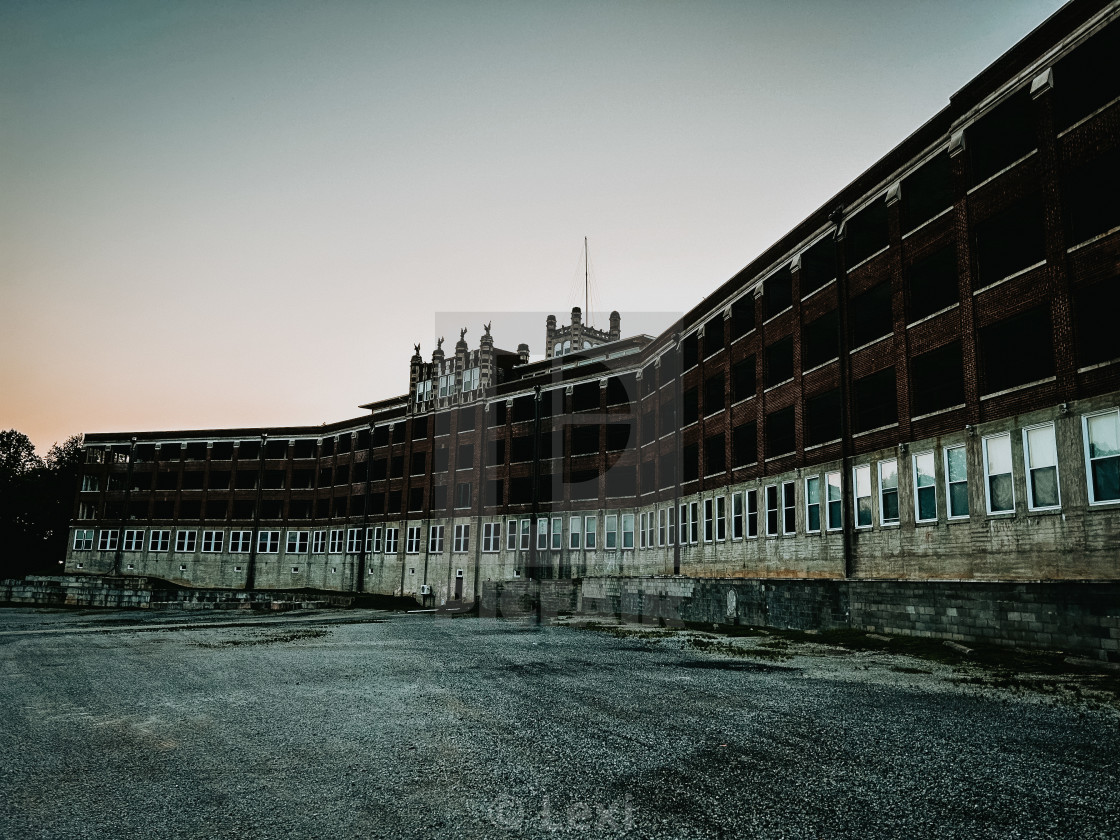 "Waverly Hills at Night" stock image