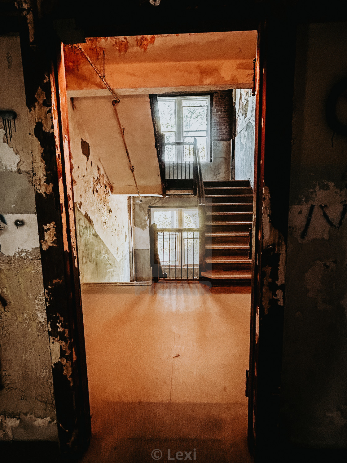 "Daytime Stairs" stock image