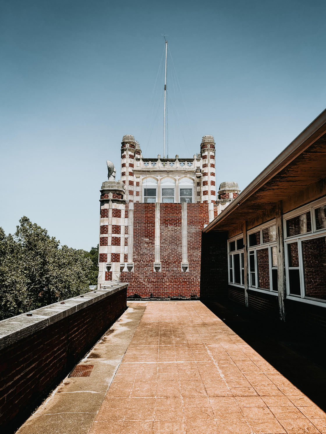 "On the Roof" stock image