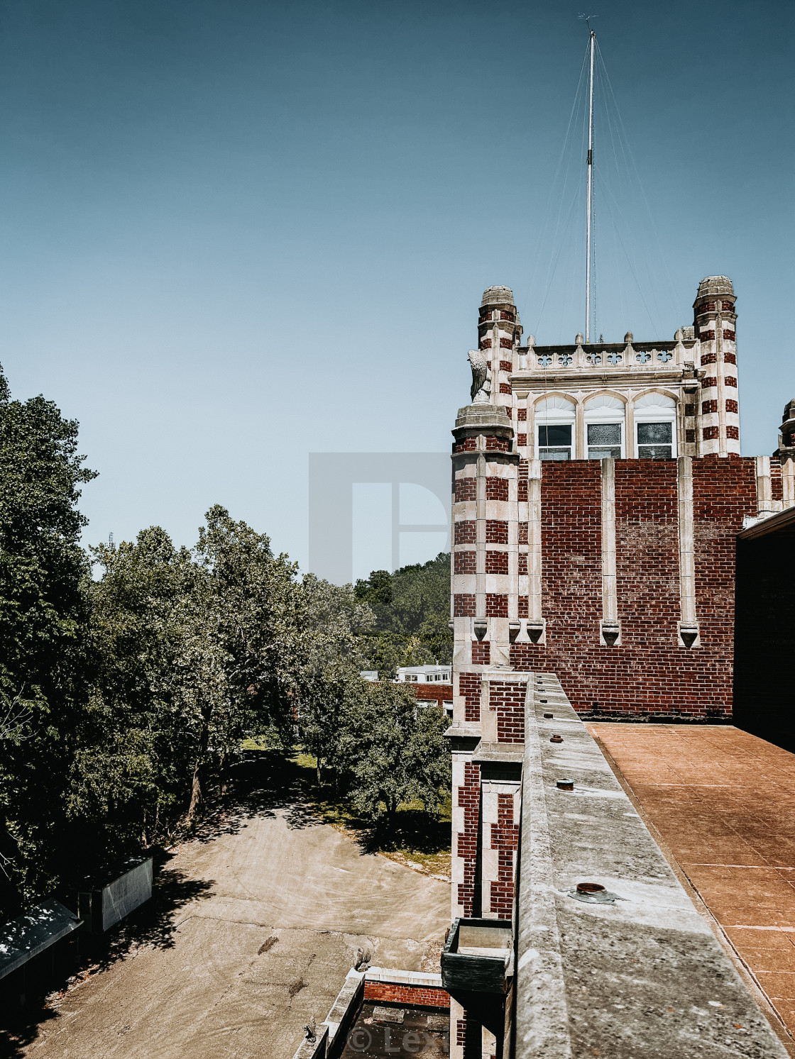 "Roof View" stock image