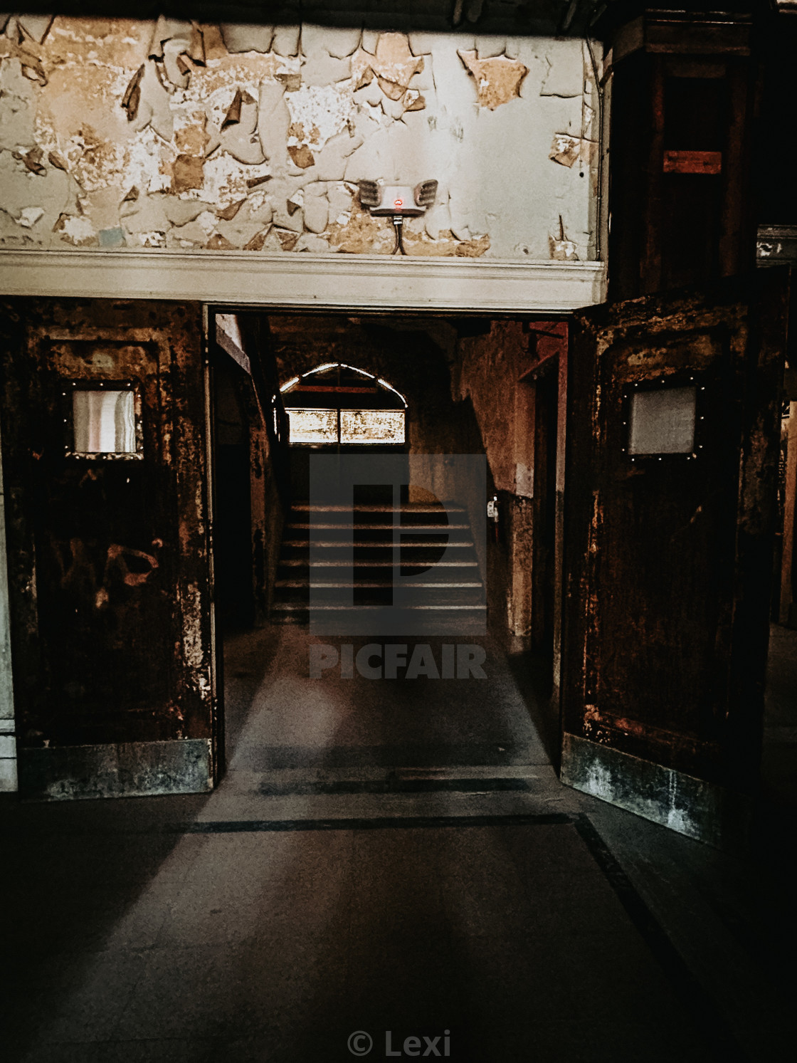 "Lobby Stairs" stock image