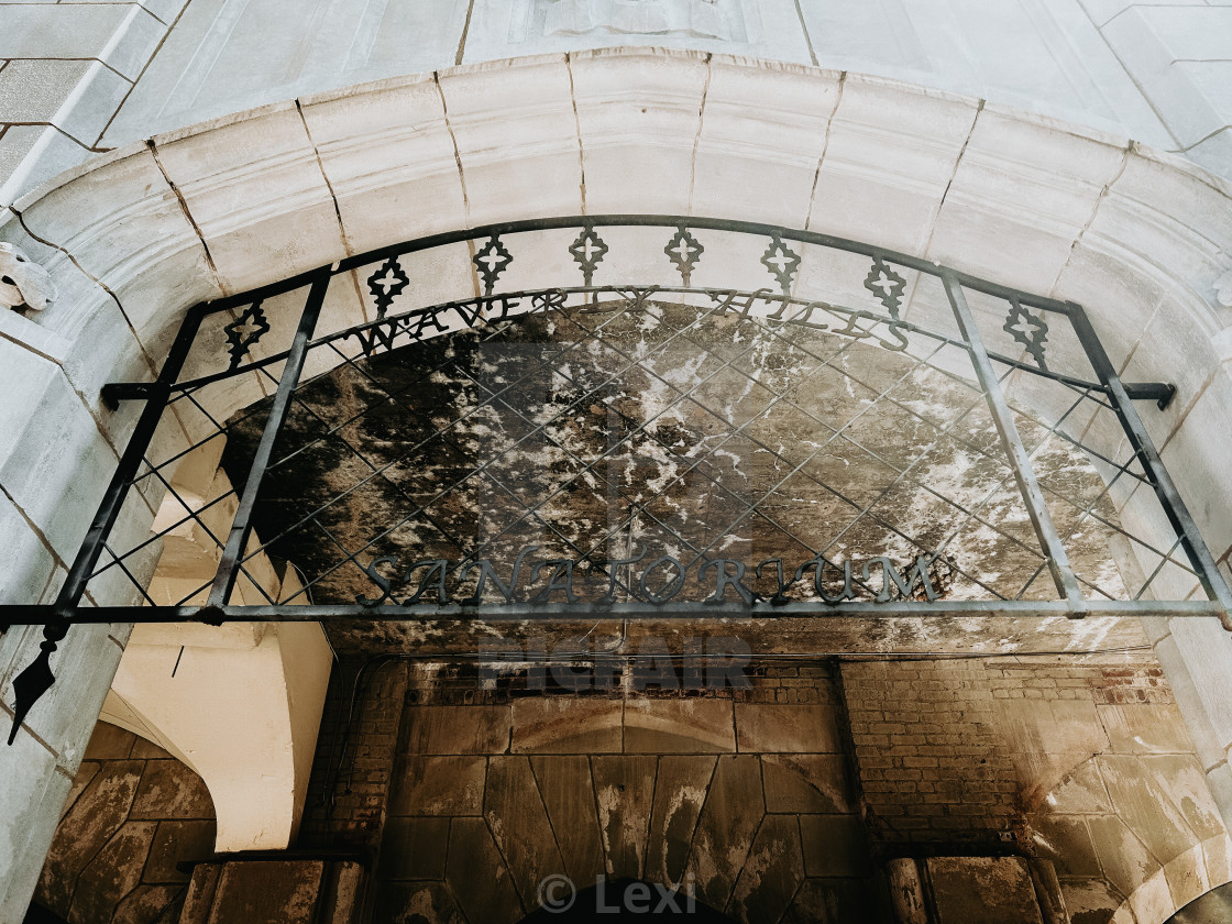 "Waverly Hills Entrance" stock image