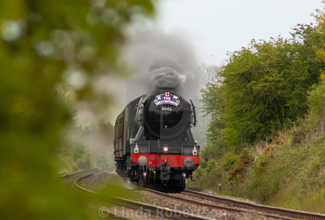 "Flying Scotsman" stock image