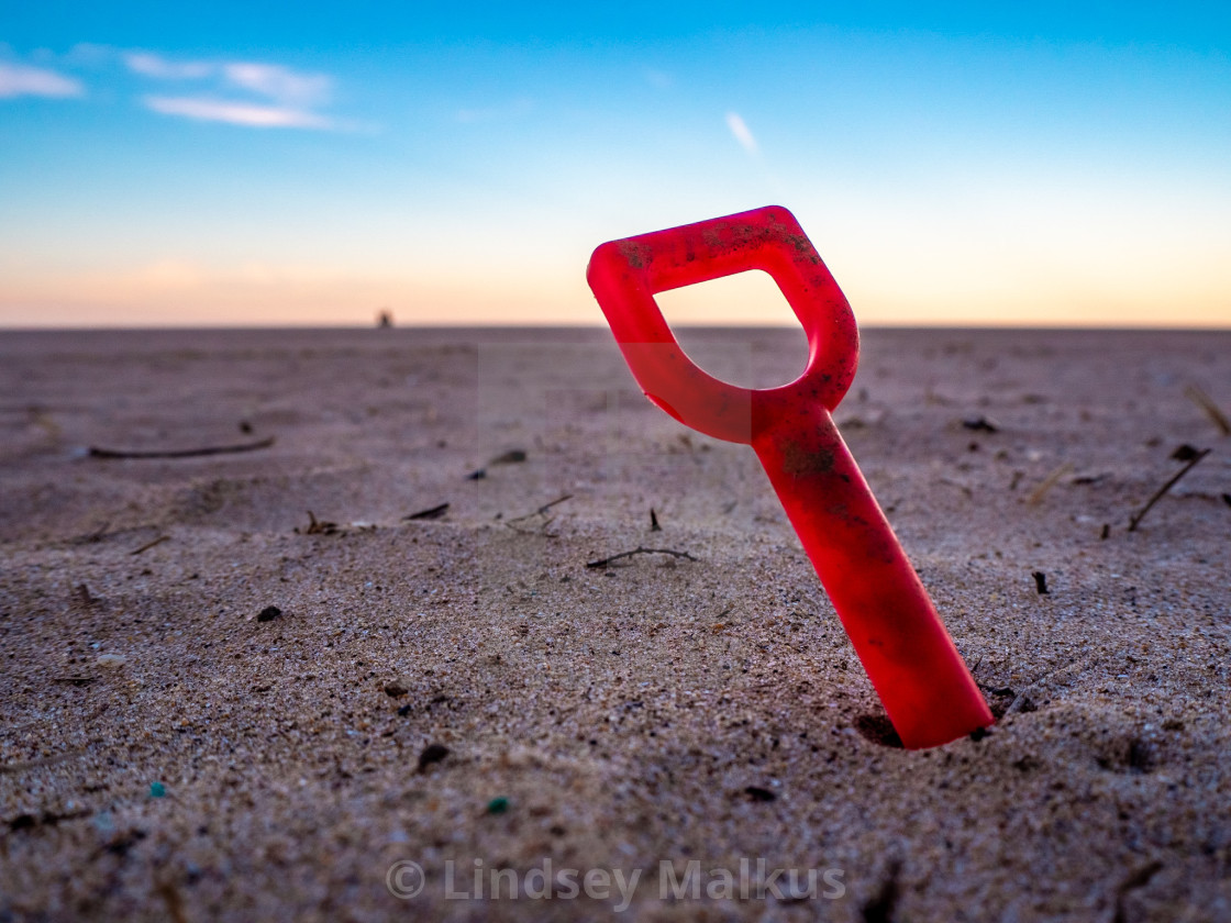 "Sunset Shovel" stock image