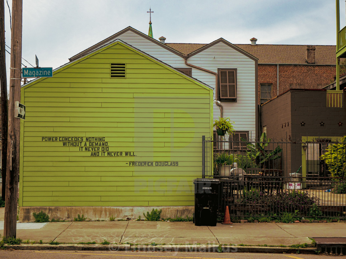 "Garden District Guidance" stock image