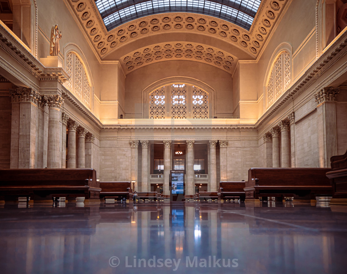 "Railway Reflection" stock image