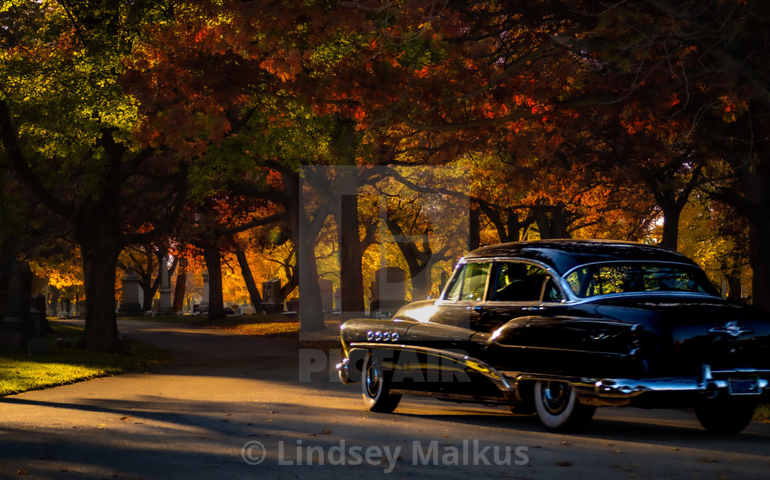 "Autumn Drive" stock image