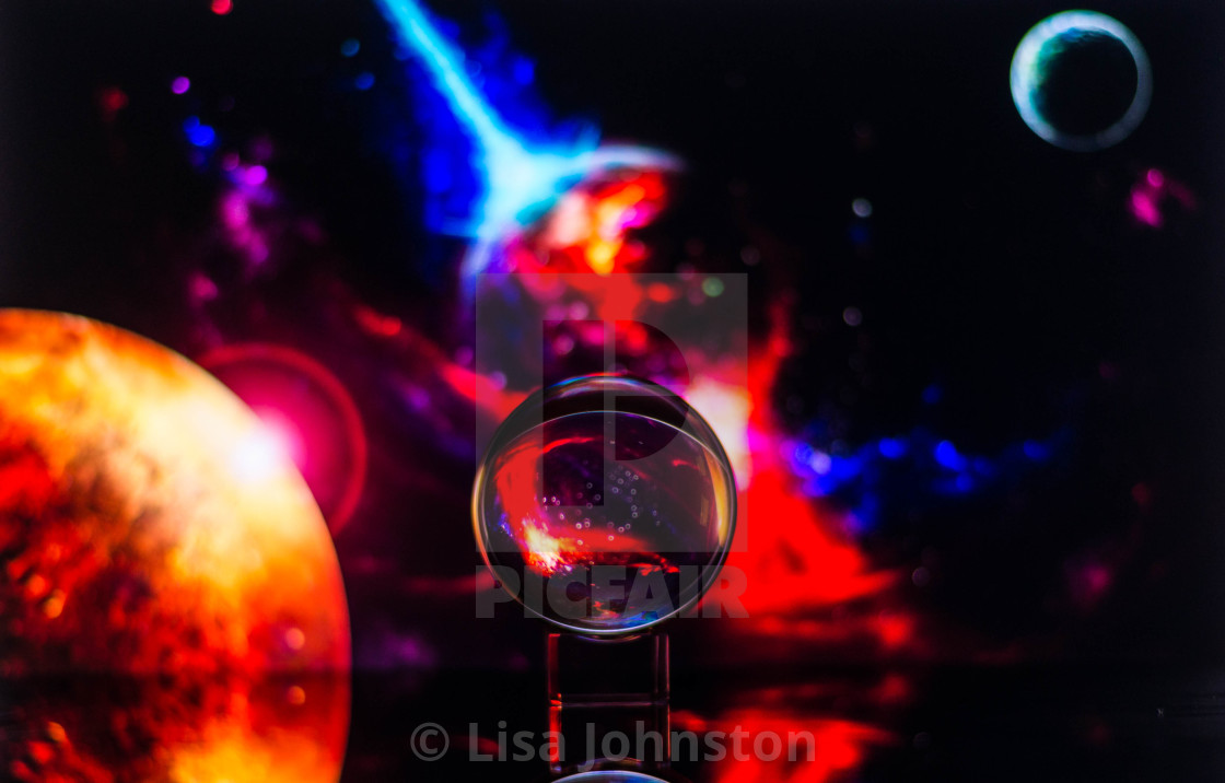 "Lensball Art" stock image