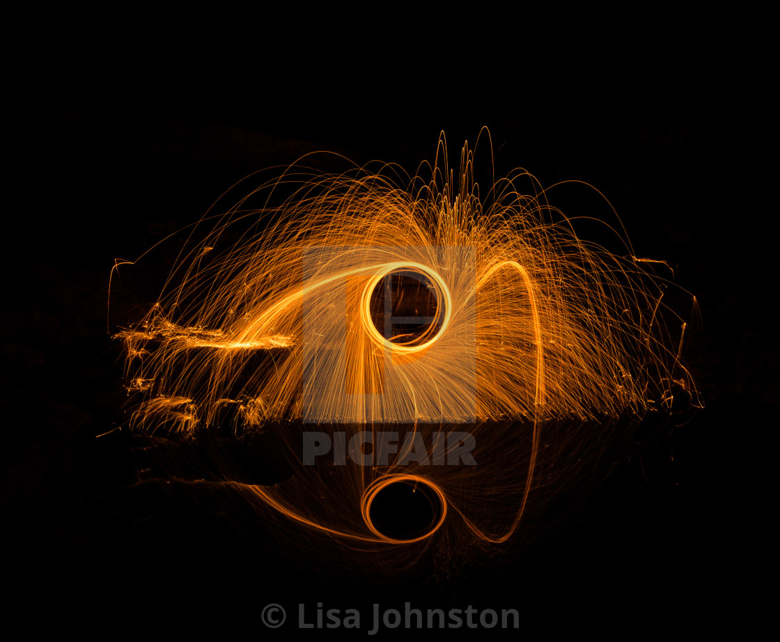 "Light Painting" stock image