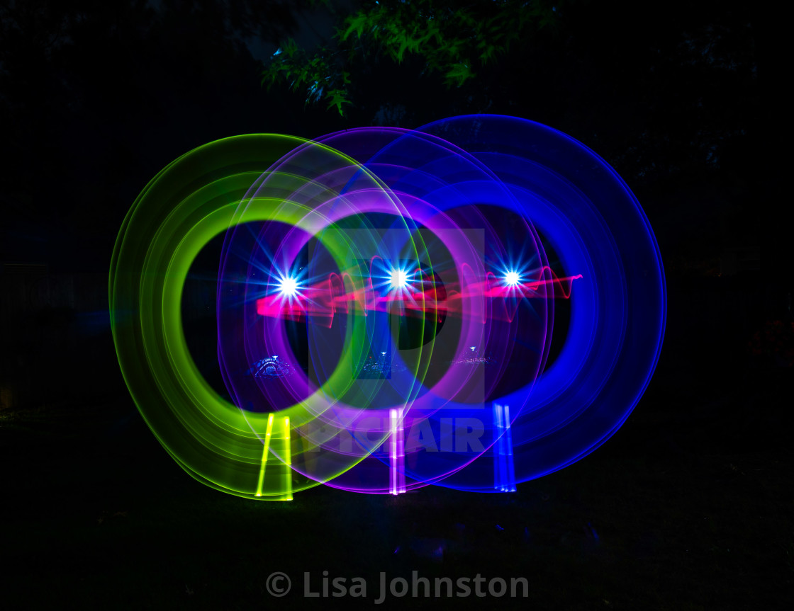 "Light Painting" stock image