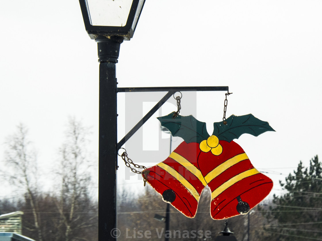 "Decorations in the village street." by Lise Vanasse - £1.00 "Decorations in the village street." stock image