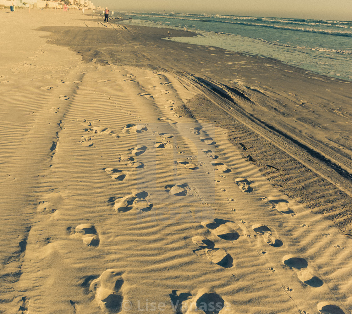 "Steps on the beach" by Lise Vanasse - £1.00 "Steps on the beach" stock image