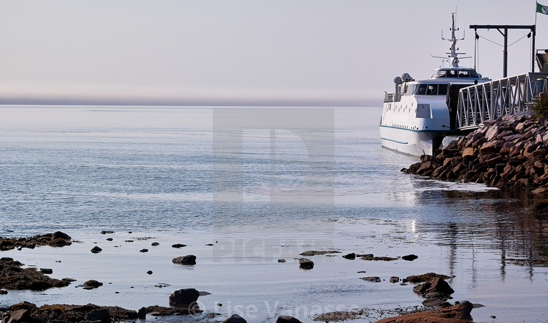 "A ferry awaits the cars." by Lise Vanasse - $1.56 "A ferry awaits the cars." stock image