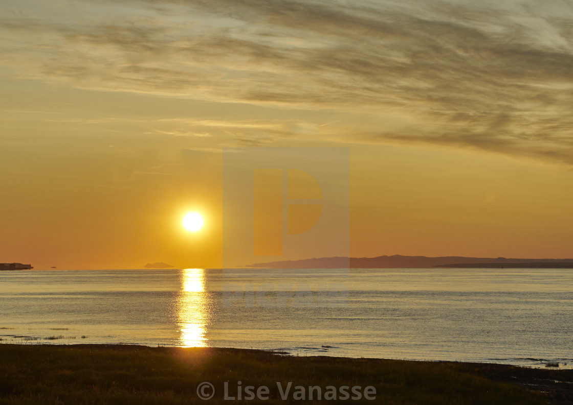 "The sun reflected on the water." by Lise Vanasse - £1.00 "The sun reflected on the water." stock image