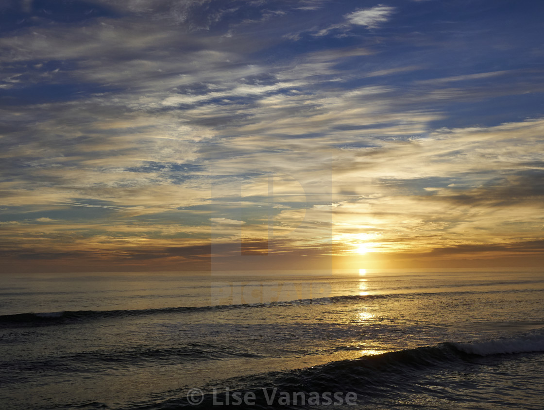 "The start of a beautiful day." by Lise Vanasse - £1.00 "The start of a beautiful day." stock image