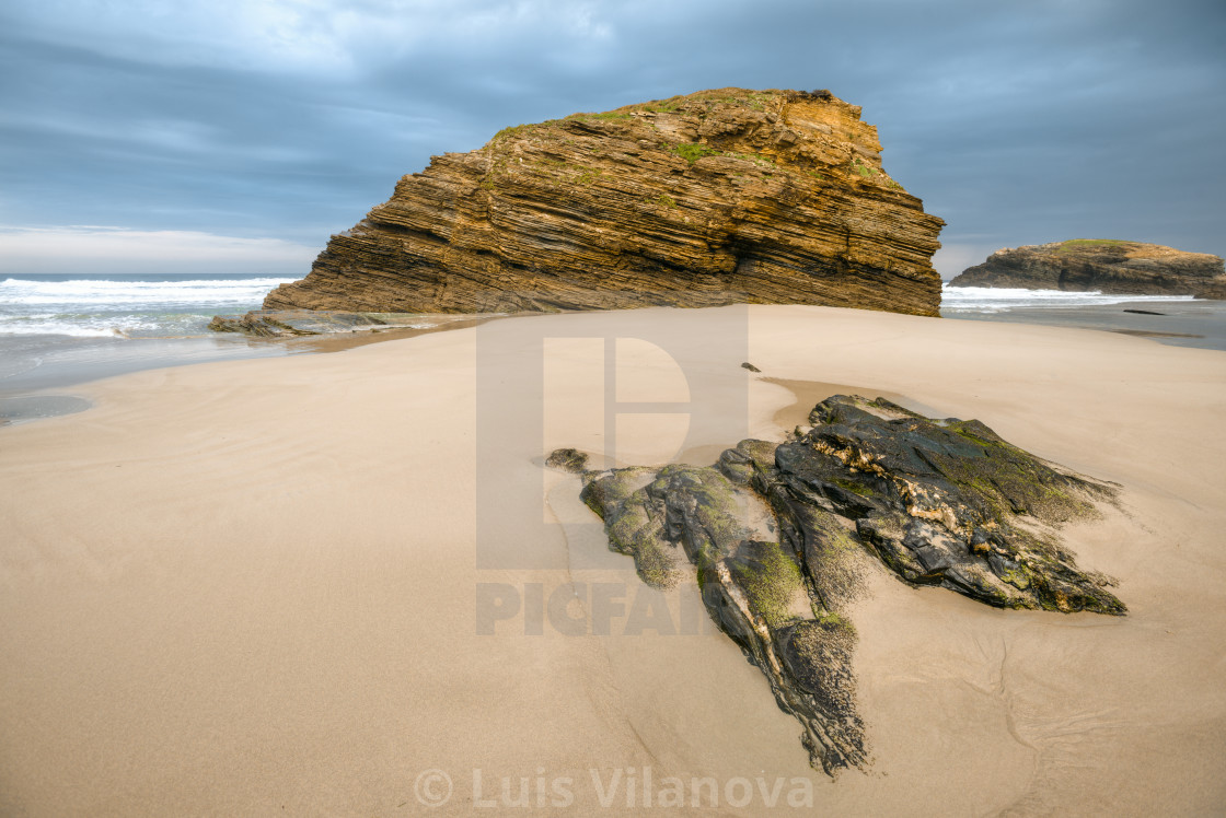 "Jurassic slates on the beaches of the coast of Ribadeo" by Luis Vilanova - $15.31 "Jurassic slates on the beaches of the coast of Ribadeo" stock image