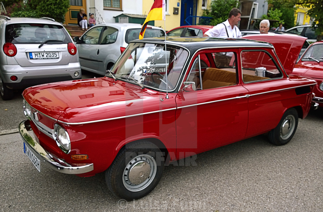 "Classic vintage car NSU Prinz" stock image