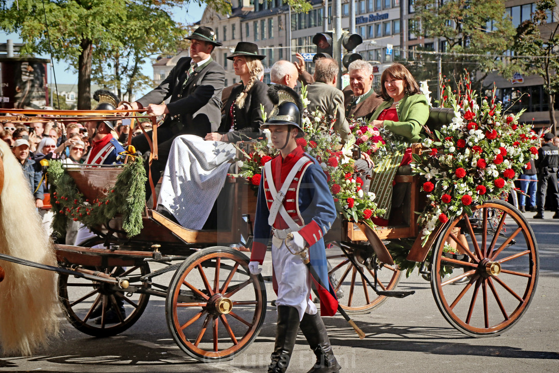 "Oktoberfest parade" stock image