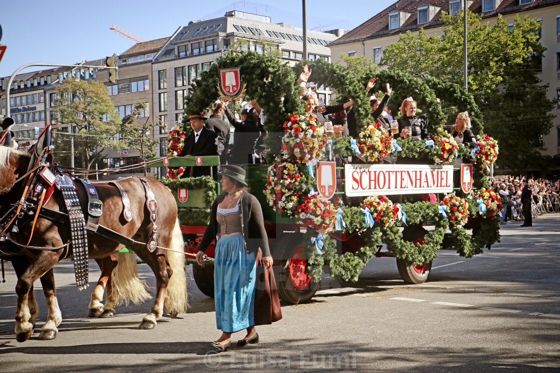 "Oktoberfest parade" stock image