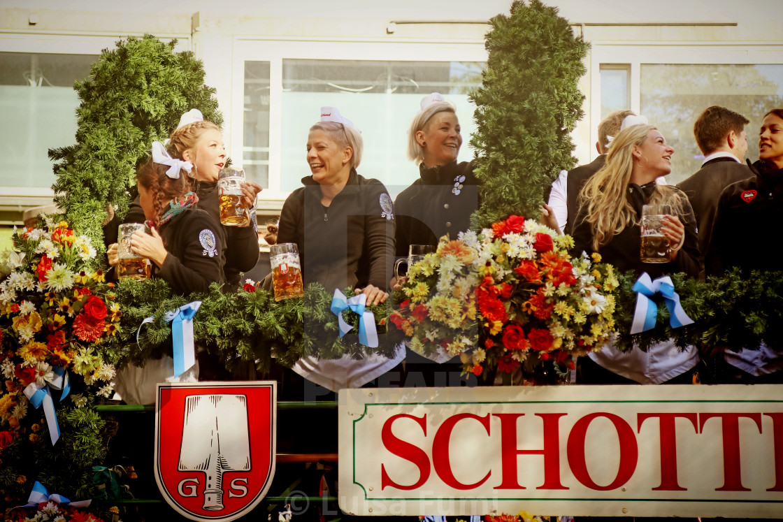 "Oktoberfest parade" stock image