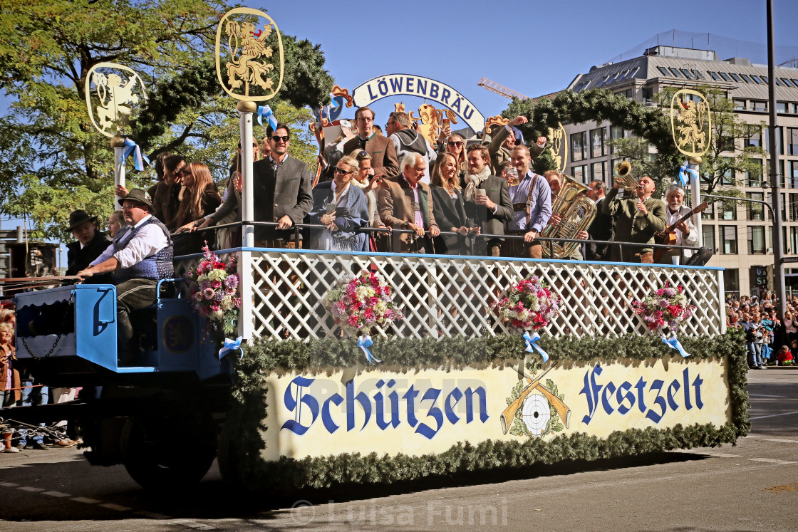 "Oktoberfest parade" stock image