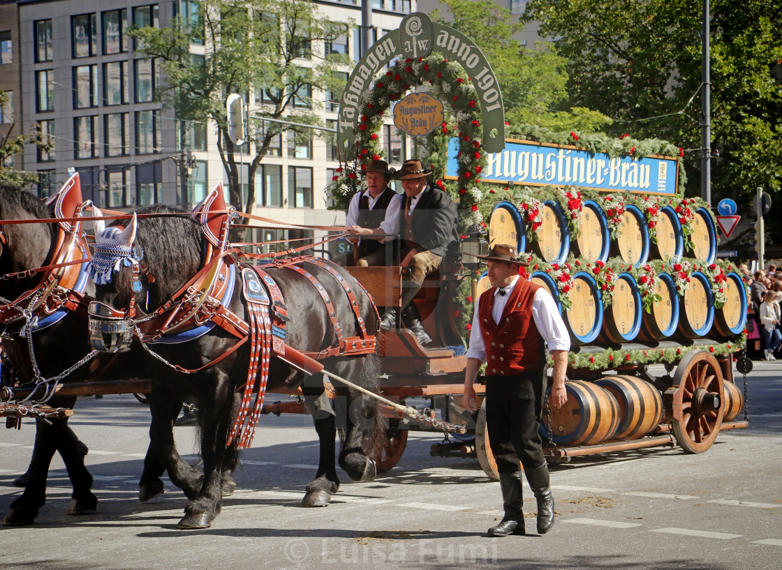 "Oktoberfest parade" stock image