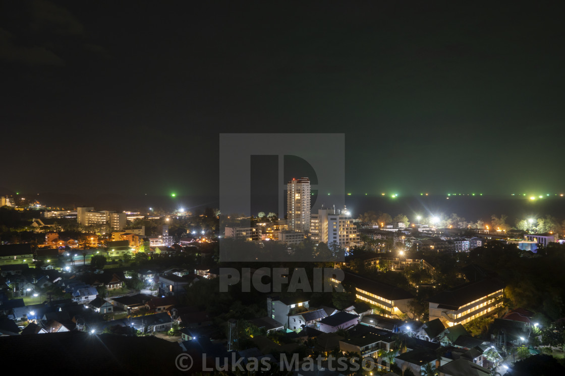 "Phuket at night" stock image