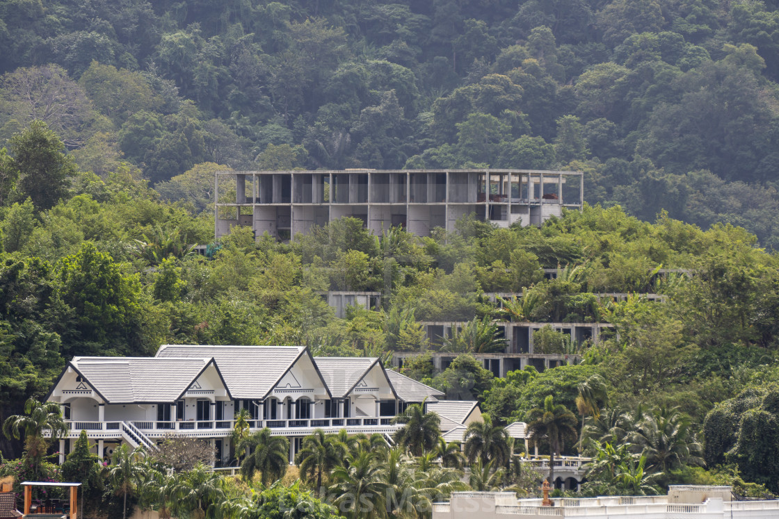 "Jungle village" stock image