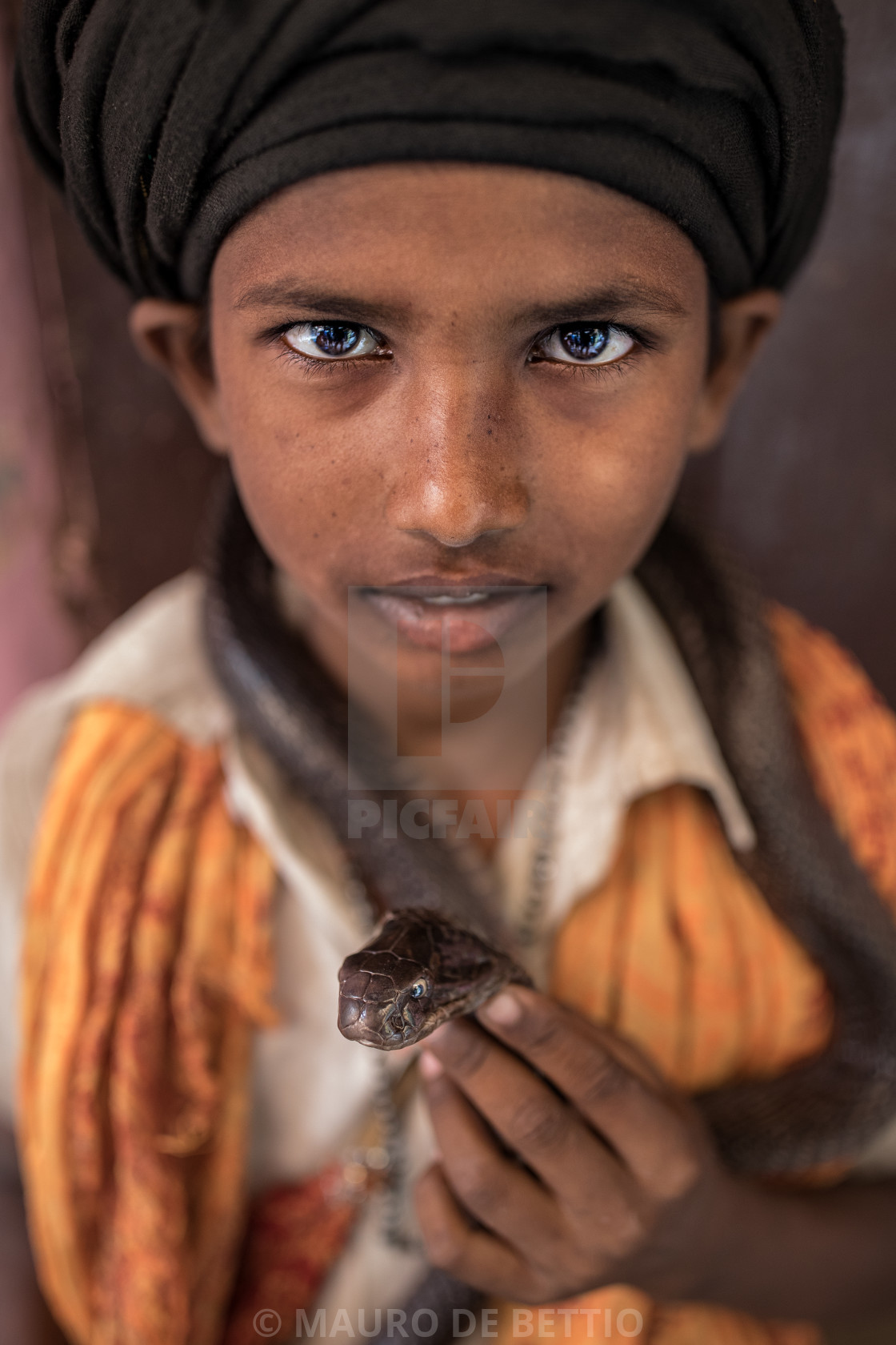 "BEHIND BLUE EYES" by MAURO DE BETTIO - $124.30 "BEHIND BLUE EYES" stock image