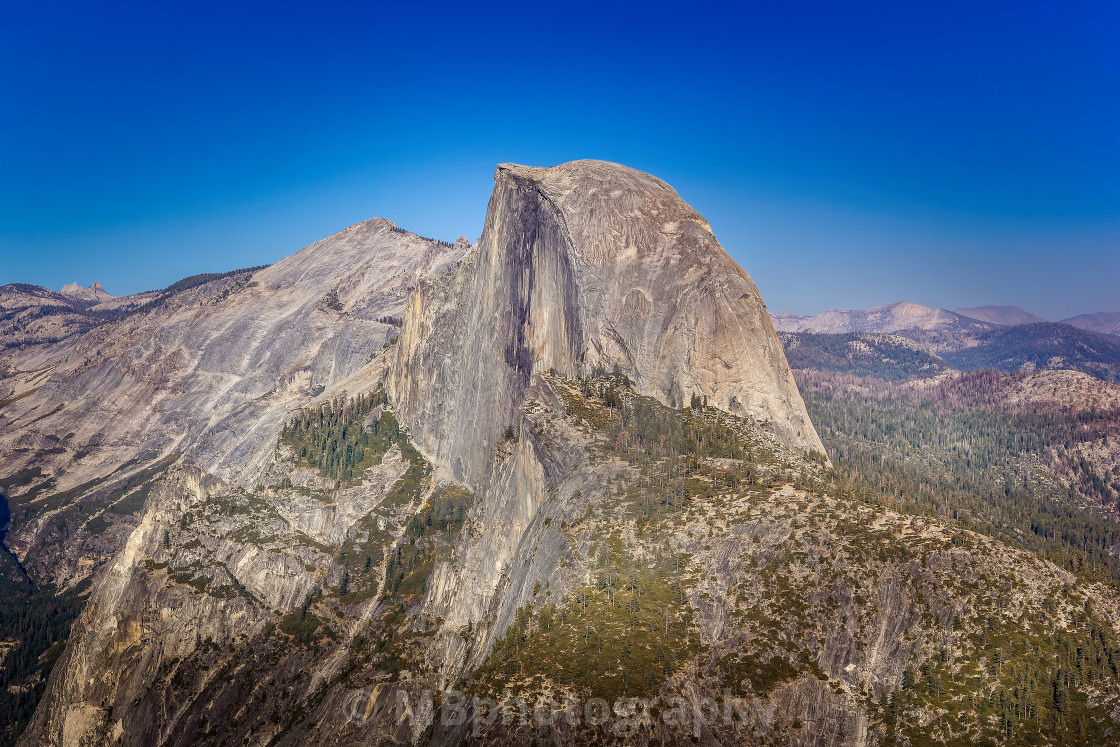 "The Half Dome in the Yosemite National Park, California" stock image